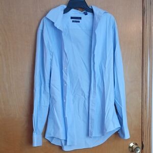 Tommy Hilfiger Mens' Blue Button-Up Shirt